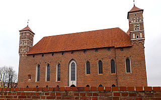 Konserwatorzy zabytków na zamku biskupów w Lidzbarku